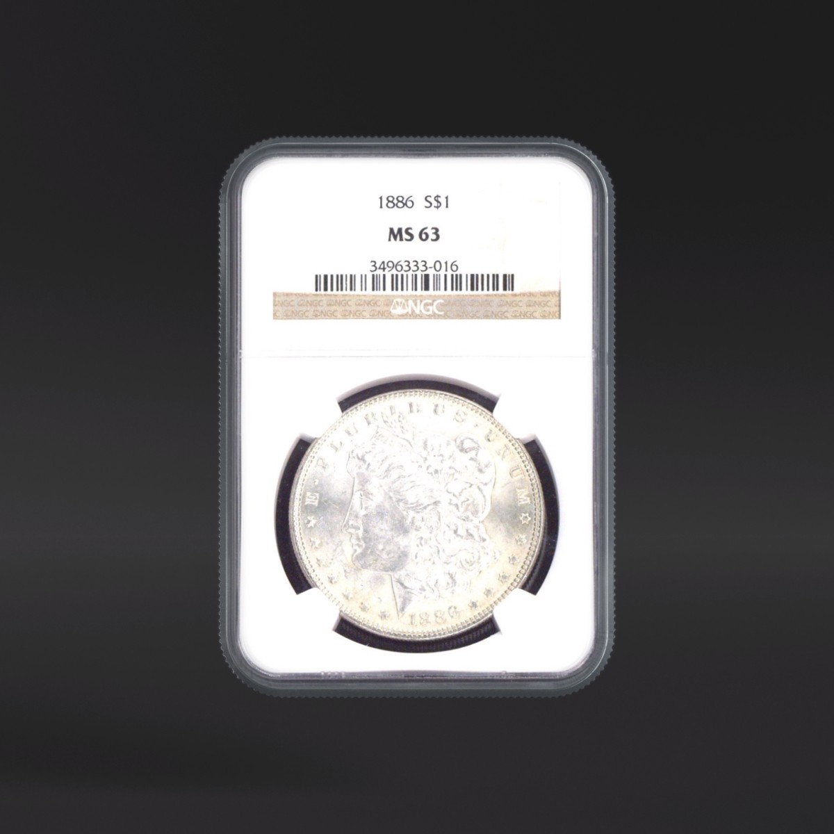 1886 One Dollar NGC MS63 - US NGC MS63